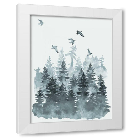 Sierra Vista II White Modern Wood Framed Art Print by McCavitt, Naomi