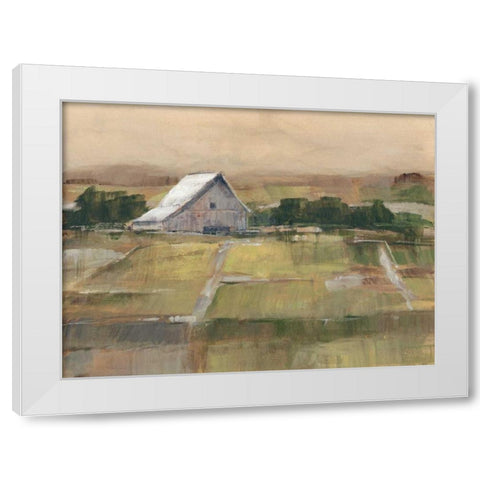 Rural Sunset II White Modern Wood Framed Art Print by Harper, Ethan