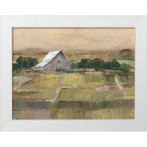 Rural Sunset II White Modern Wood Framed Art Print by Harper, Ethan