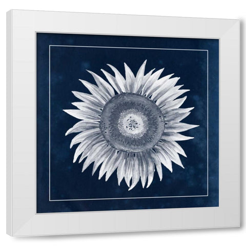 Moon Flower I White Modern Wood Framed Art Print by Popp, Grace