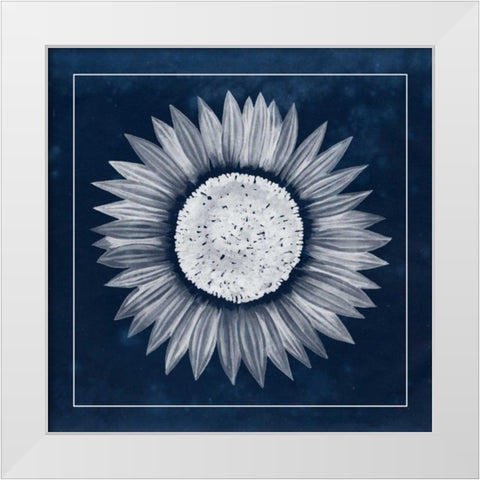 Moon Flower IV White Modern Wood Framed Art Print by Popp, Grace