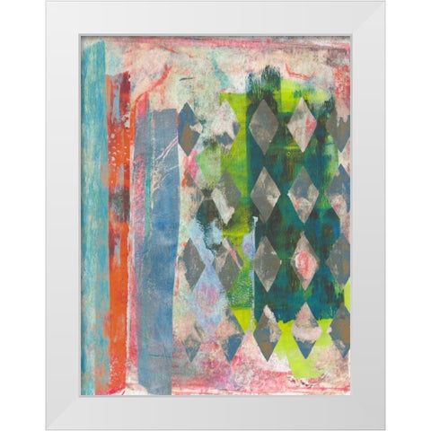 Chartreuse Afternoon I White Modern Wood Framed Art Print by McCavitt, Naomi