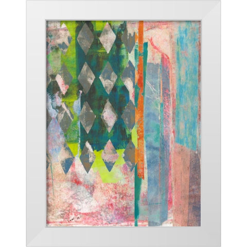 Chartreuse Afternoon II White Modern Wood Framed Art Print by McCavitt, Naomi