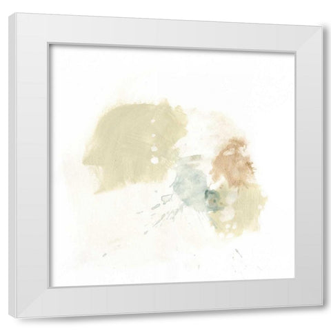 Liquid Echo I White Modern Wood Framed Art Print by Vess, June Erica