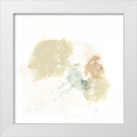 Liquid Echo I White Modern Wood Framed Art Print by Vess, June Erica
