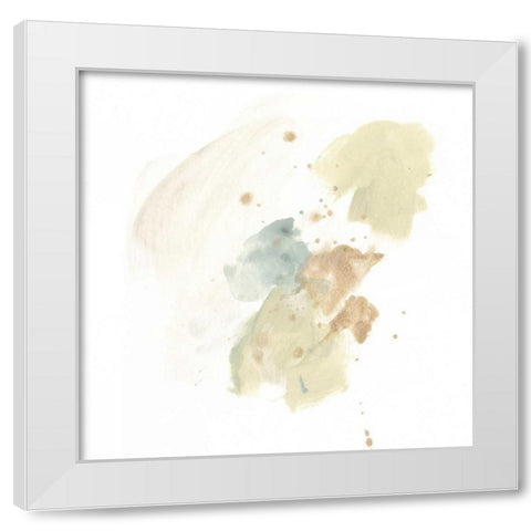 Liquid Echo III White Modern Wood Framed Art Print by Vess, June Erica
