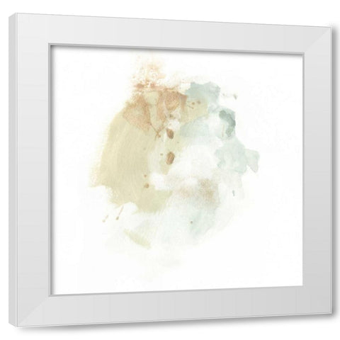 Liquid Echo IV White Modern Wood Framed Art Print by Vess, June Erica