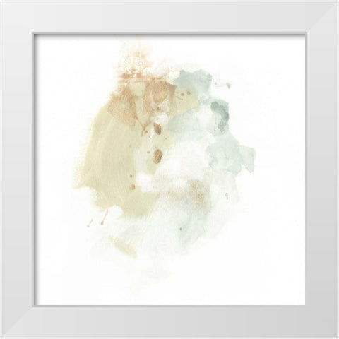 Liquid Echo IV White Modern Wood Framed Art Print by Vess, June Erica