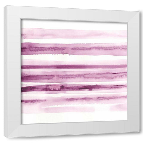 Spectrum Echo I White Modern Wood Framed Art Print by Vess, June Erica