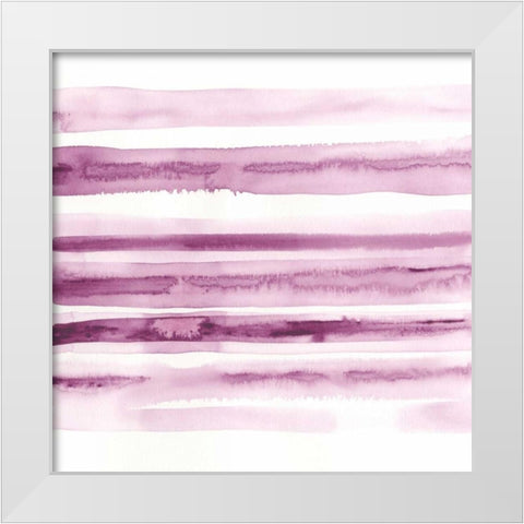 Spectrum Echo I White Modern Wood Framed Art Print by Vess, June Erica