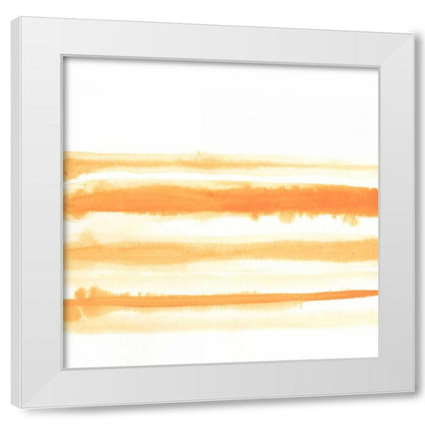 Spectrum Echo III White Modern Wood Framed Art Print by Vess, June Erica