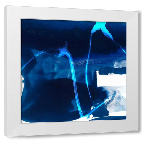 Tidal Atmosphere I White Modern Wood Framed Art Print by Jasper, Sisa