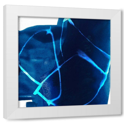 Tidal Atmosphere III White Modern Wood Framed Art Print by Jasper, Sisa
