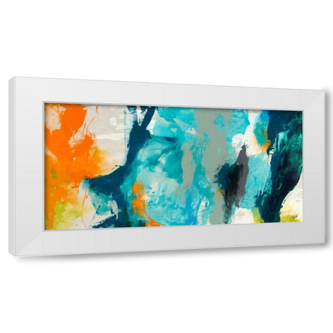 Tidal Abstract II White Modern Wood Framed Art Print by Jasper, Sisa