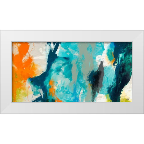 Tidal Abstract II White Modern Wood Framed Art Print by Jasper, Sisa
