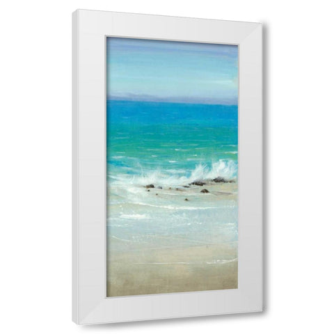 Salt Spray I White Modern Wood Framed Art Print by OToole, Tim