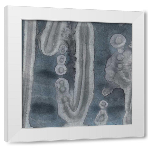 Astral Projection I White Modern Wood Framed Art Print by Stramel, Renee W.