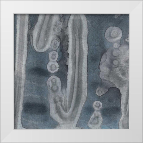 Astral Projection I White Modern Wood Framed Art Print by Stramel, Renee W.