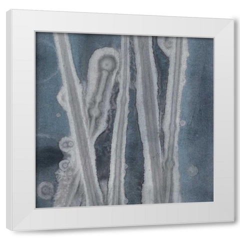 Astral Projection II White Modern Wood Framed Art Print by Stramel, Renee W.