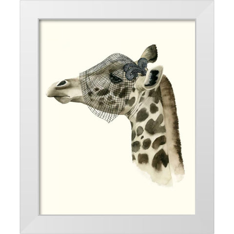 Downton Animals II White Modern Wood Framed Art Print by Popp, Grace
