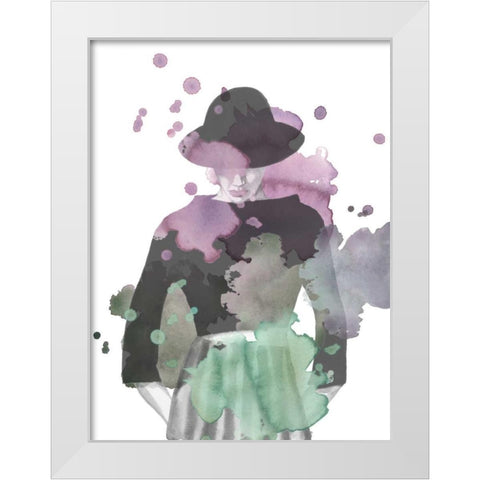 Fashion Illustration II White Modern Wood Framed Art Print by McCavitt, Naomi