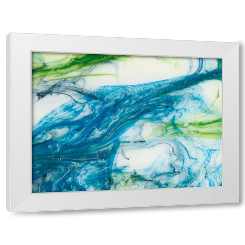 Tidal Sweep III White Modern Wood Framed Art Print by Chandler, Sharon