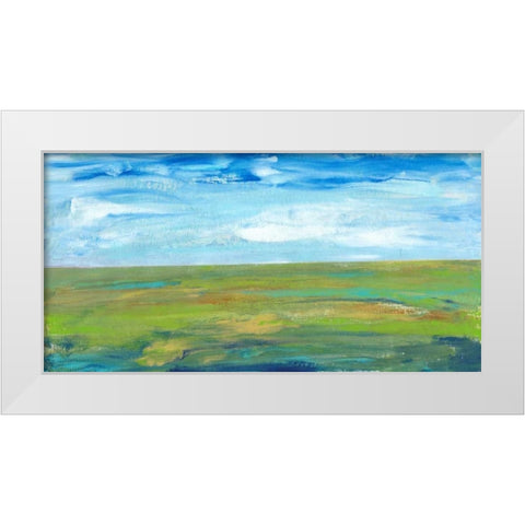 Vast Land I White Modern Wood Framed Art Print by OToole, Tim