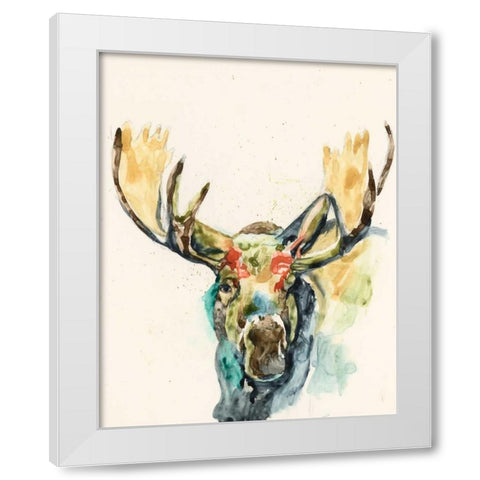 Hi Fi Wildlife I White Modern Wood Framed Art Print by Goldberger, Jennifer