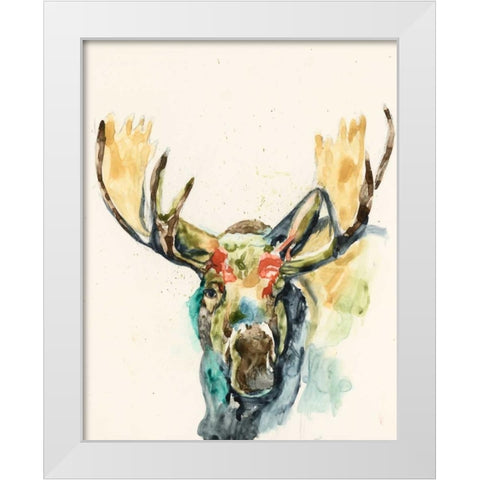 Hi Fi Wildlife I White Modern Wood Framed Art Print by Goldberger, Jennifer