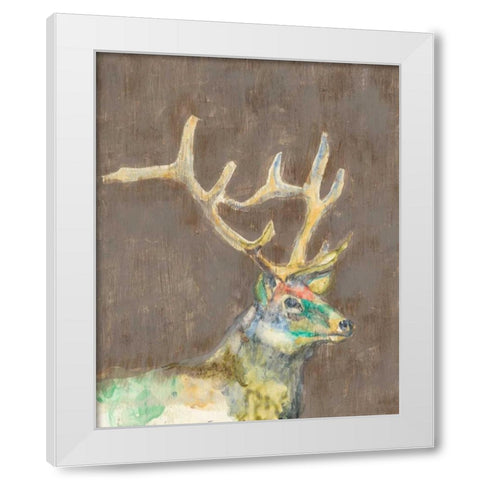 Rustic Wildlife II White Modern Wood Framed Art Print by Goldberger, Jennifer