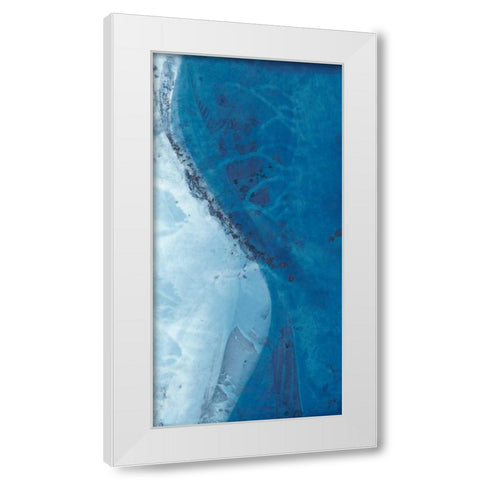 Undercurrent I White Modern Wood Framed Art Print by Zarris, Chariklia