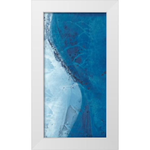 Undercurrent I White Modern Wood Framed Art Print by Zarris, Chariklia