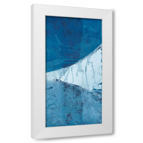 Undercurrent II White Modern Wood Framed Art Print by Zarris, Chariklia