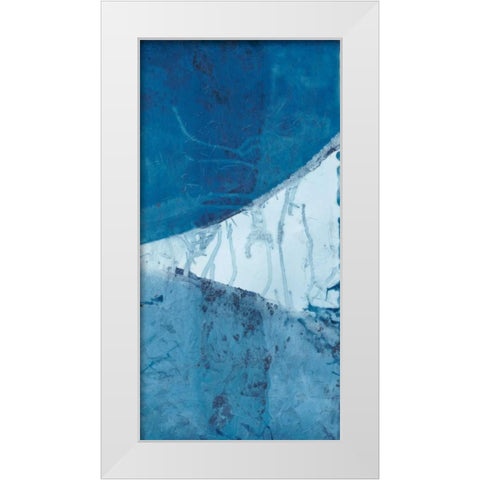 Undercurrent II White Modern Wood Framed Art Print by Zarris, Chariklia