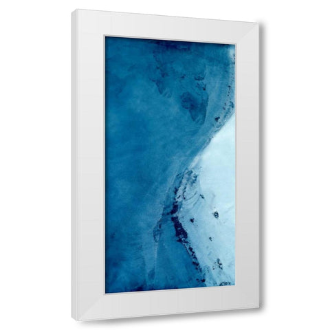 Undercurrent III White Modern Wood Framed Art Print by Zarris, Chariklia