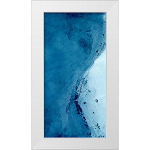 Undercurrent III White Modern Wood Framed Art Print by Zarris, Chariklia