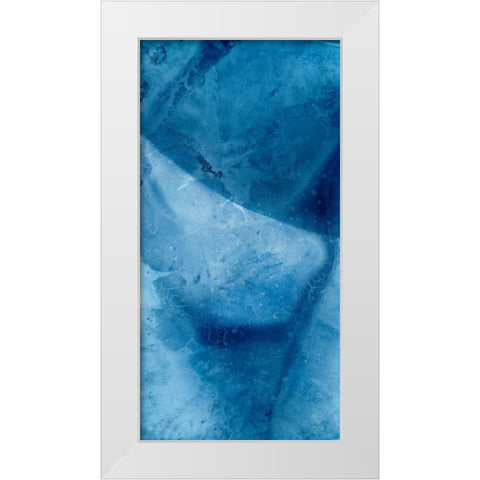 Undercurrent IV White Modern Wood Framed Art Print by Zarris, Chariklia