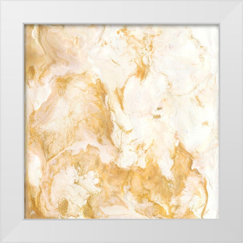 Gilded Alabaster White Modern Wood Framed Art Print by Hambly, Anna