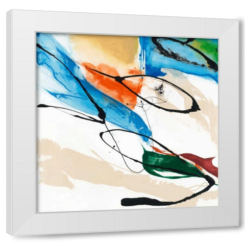 Fabricate II White Modern Wood Framed Art Print by Jasper, Sisa