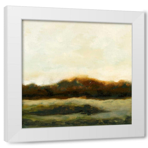 Fall Horizon I White Modern Wood Framed Art Print by Gordon, Sharon