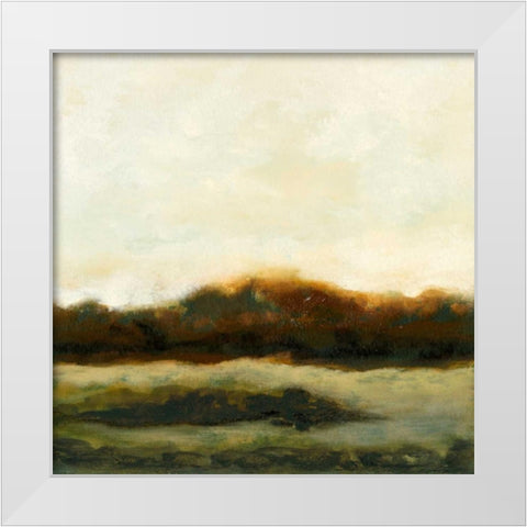 Fall Horizon I White Modern Wood Framed Art Print by Gordon, Sharon