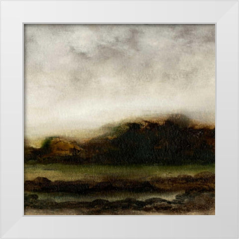 Fall Horizon IV White Modern Wood Framed Art Print by Gordon, Sharon