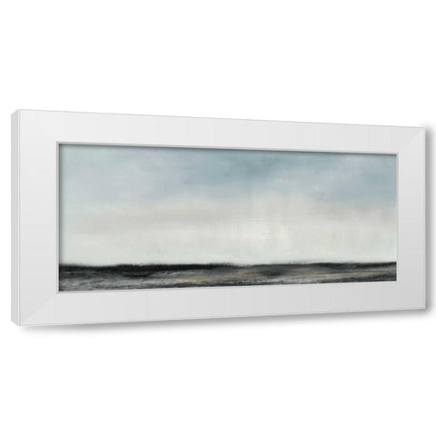 Horizon View II White Modern Wood Framed Art Print by Gordon, Sharon