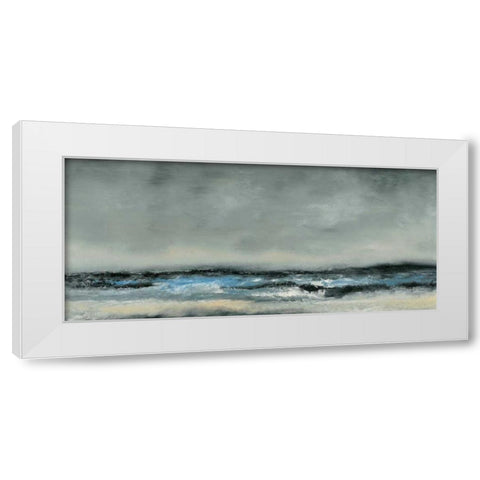 Horizon View III White Modern Wood Framed Art Print by Gordon, Sharon