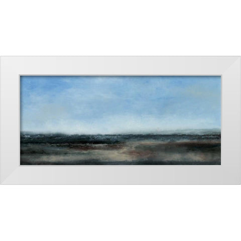Horizon View IV White Modern Wood Framed Art Print by Gordon, Sharon