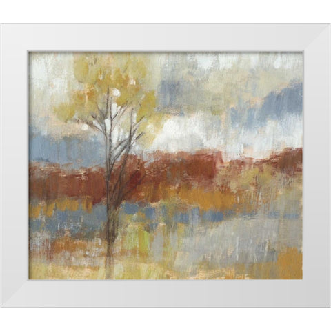 Sienna Field I White Modern Wood Framed Art Print by Goldberger, Jennifer