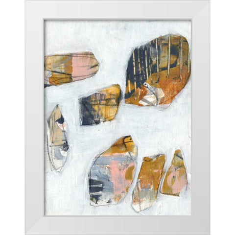 Inset I White Modern Wood Framed Art Print by Goldberger, Jennifer