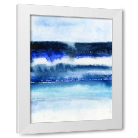 Shorebreak Abstract I White Modern Wood Framed Art Print by Popp, Grace
