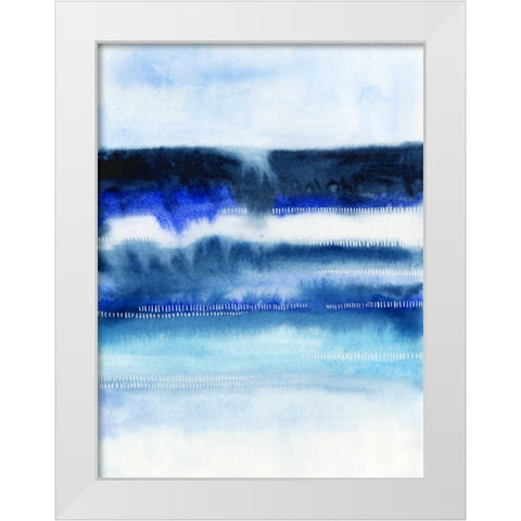 Shorebreak Abstract I White Modern Wood Framed Art Print by Popp, Grace