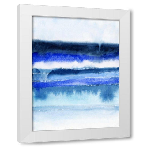 Shorebreak Abstract II White Modern Wood Framed Art Print by Popp, Grace